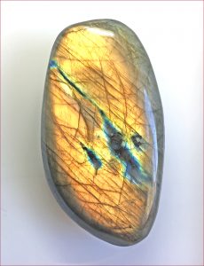 Superb double-sided piece of polished Labradorite
