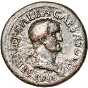 Galba. Ae sestertius. 68 – 69 A.D.