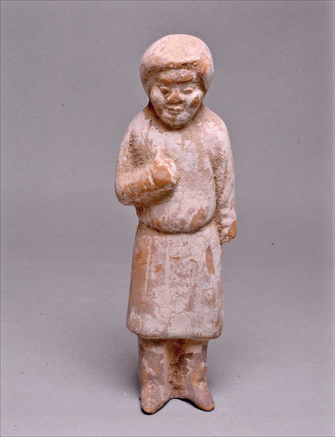 Northern Qi dynasty terracotta figure.
