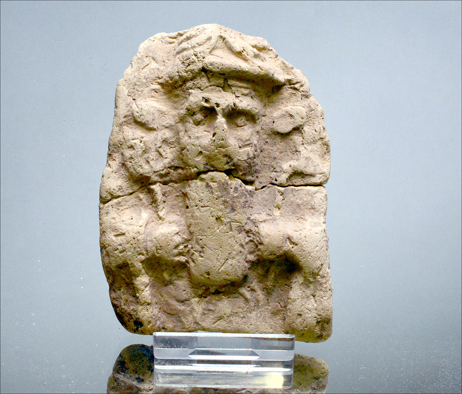Sumerian terracotta plaque,