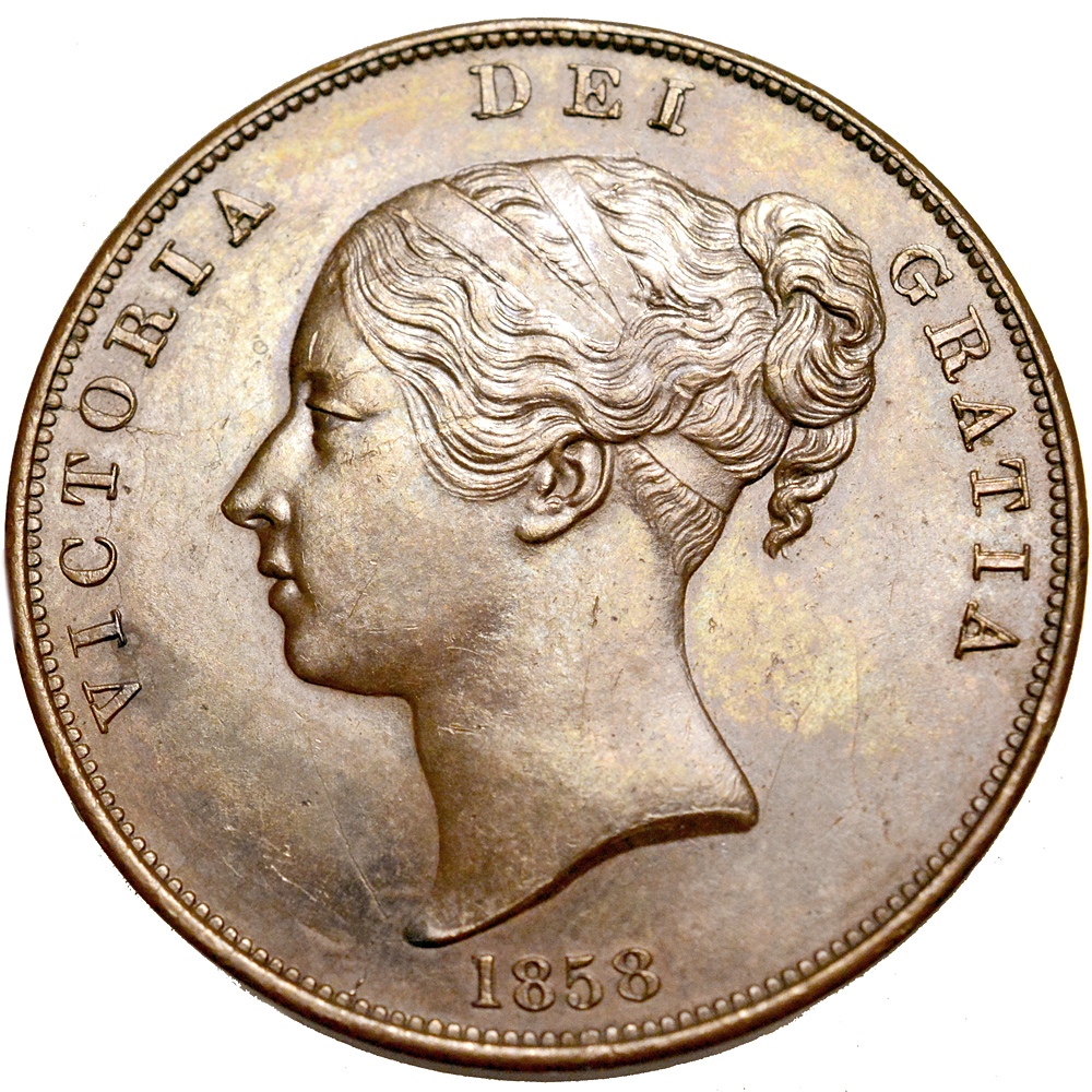 Victoria. Penny. 1858
