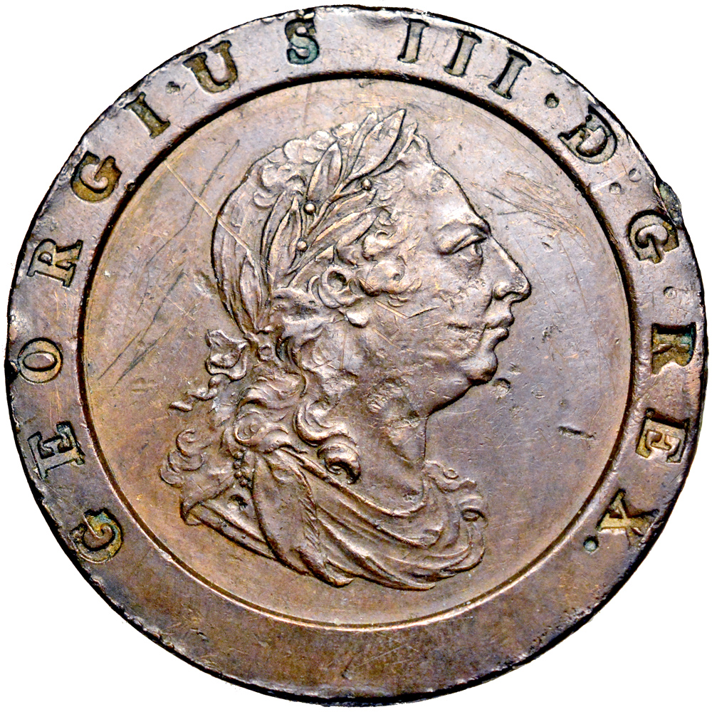 George III. Two pence. 1797.