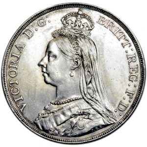 Victoria. Crown. 1891.   Brilliant uncirculated..  12338.