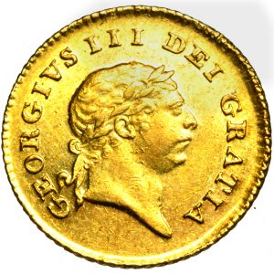 George III. Third-guinea. 1809.   Uncirculated..  12340.